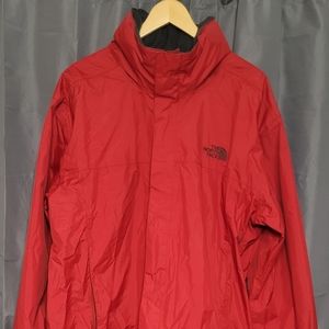 The North Face Dryvent Hooded Red Rain Jacket